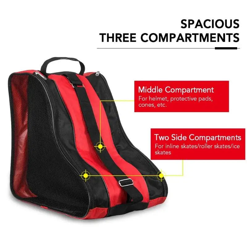Functional Kids Skate Bag 3 Layers Breathability Perfect for Skating Events