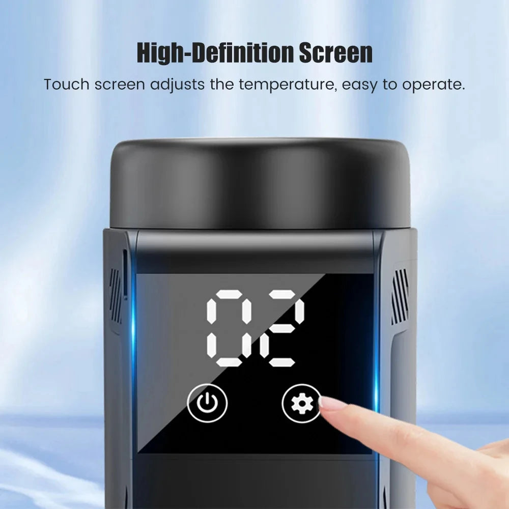 Portable Insulin Cooler with LCD Display USB Rechargeable Medicine Fridge for Travel Home Car Compact Pill Box with Precise
