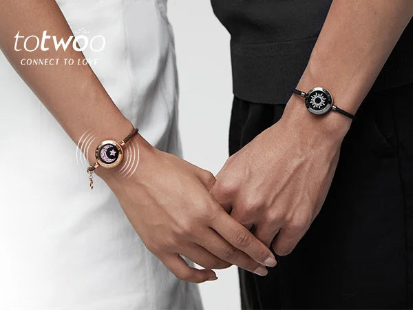 Totwoo Touch Single Bracelet - Long Distance Touch Bracelet Light up and Vibration Relationship Love Baracelet Smart Jewelry