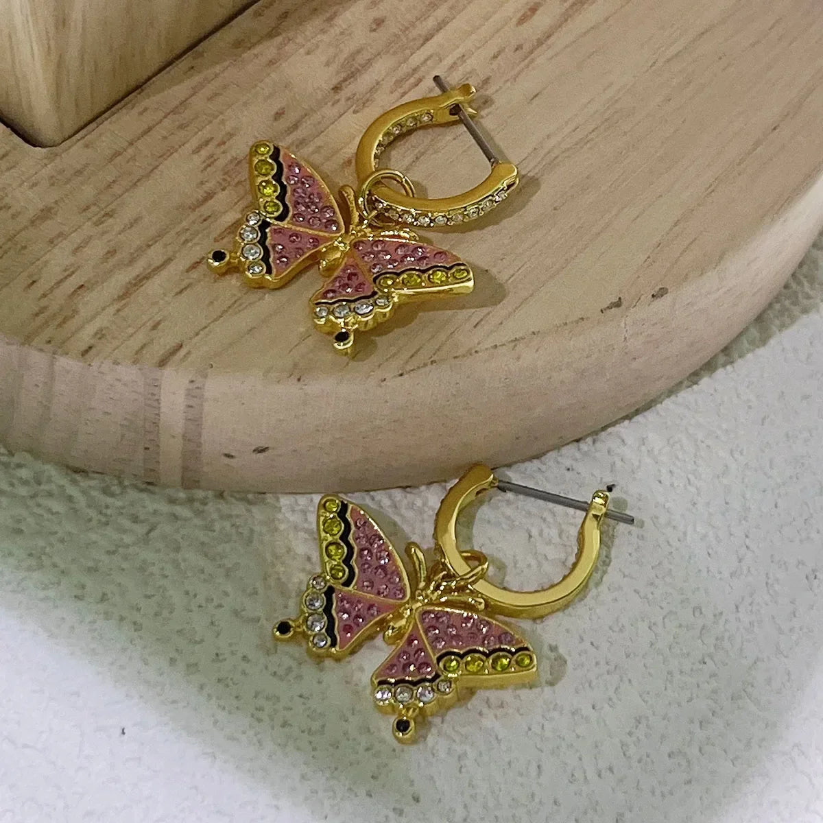 Snowflake Flowers Original New Sales Trend High Quality Jewelry Flower Sets Necklace Earring Ring Bracelet Pink Anniversary Gift