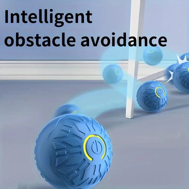 Smart Dog Toy Ball Automatic Interactive Pet Electronic Rolling USB Rechargeable Moving Bouncing for Puppy to Large dog Chew Toy