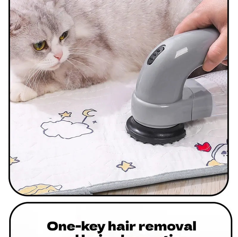 Portable Cat and Dog Hair Vacuum Electric Massage Clean Dual Purpose Cleaner Device  Cleaning Vacuum Cleaner Cat Grooming Tools