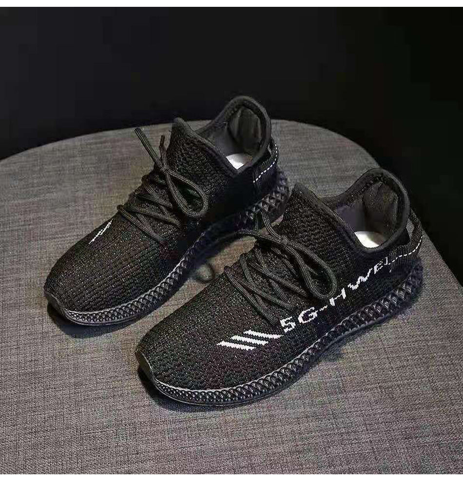 Women's Sneakers 2023 New Fashion Breathable Trainers Comfortable Sneakers Women Mesh Fabric Lace Up Female Footwear Women Shoes