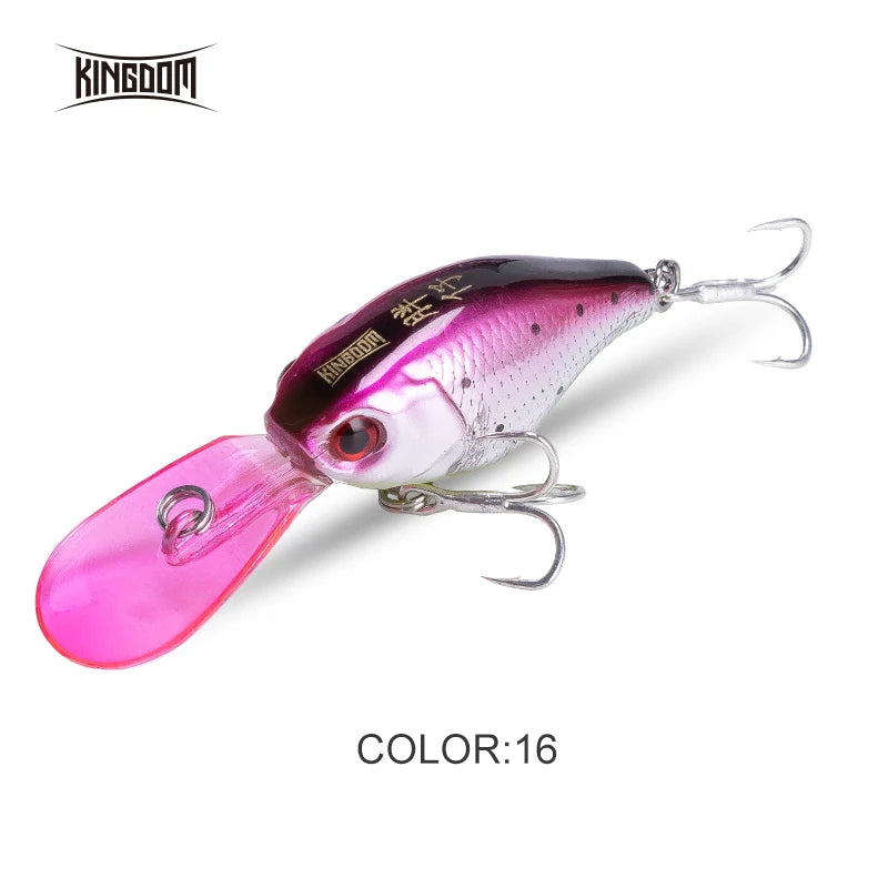 Kingdom Crankbaits Fishing Lures  5g 37mm Slow Sinking Minnow Swing Small Cranks Artifical Baits Hard Wobblers For Bass Trout