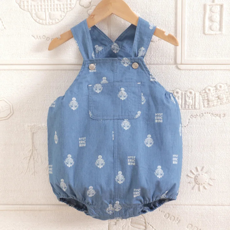 Baby Boy Clothes Summer New Girls Cute Black Super Bib Pants