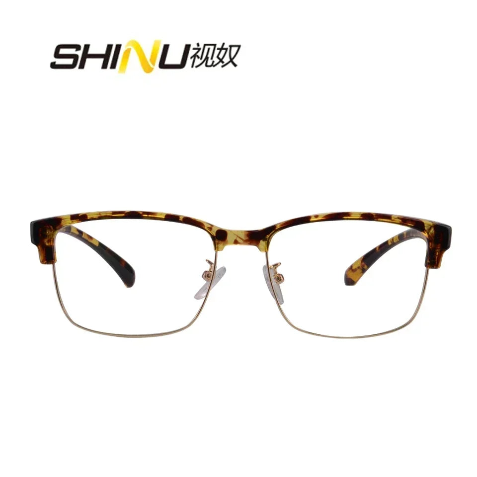 Photochromic Reading Glasses Man Intelligent Glasses Progressive Multifocal Optical Lenses Anti Blue Light Or Radiation Glasses