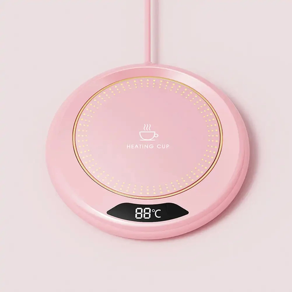 Coffee Mug Warmer 3 Temperature Setting Thermostat Coaster USB Plug Smart Coffee Cup Warmer for Heating Coffee Beverage Milk Tea