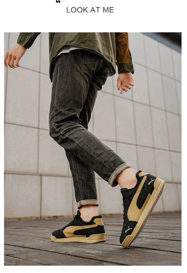 Men Casual Sneakers Winter Running Shoes Outdoor Casual Platform Sneaker Anti Slip Footwear Fashion Sport Shoes Size 39-44
