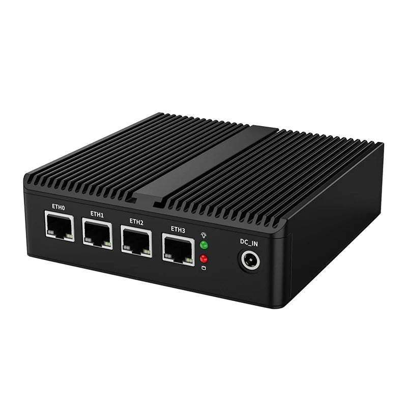 2025 pfSense Firewall Soft Router J6412 N150 N6210 4xIntel i226 2.5G LAN 2xDDR4 NVMe Fanless Mini PC HDMI2.0 DP AES-NI OPNsense