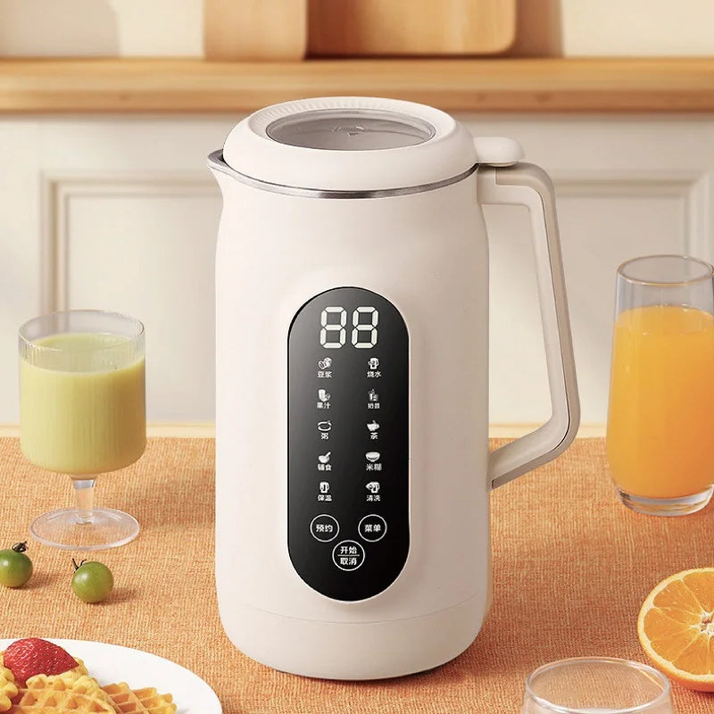 1.8L Soy Milk Machine 18h Appointment Filter-free Wall Breaking Machine Mixer Home Electric Juicer Multifunctional Food Process