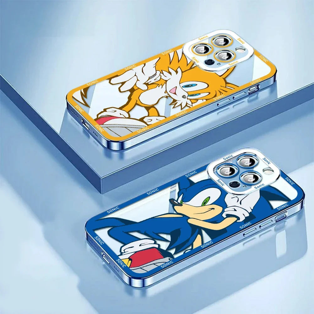 Cartoon Cute Game Phone Case For iPhone 17e 17 16e 16 15 14 13 12 11 Mini Air Pro Max X XR XSMax Plus S-S-Sonics Soft Back Cover