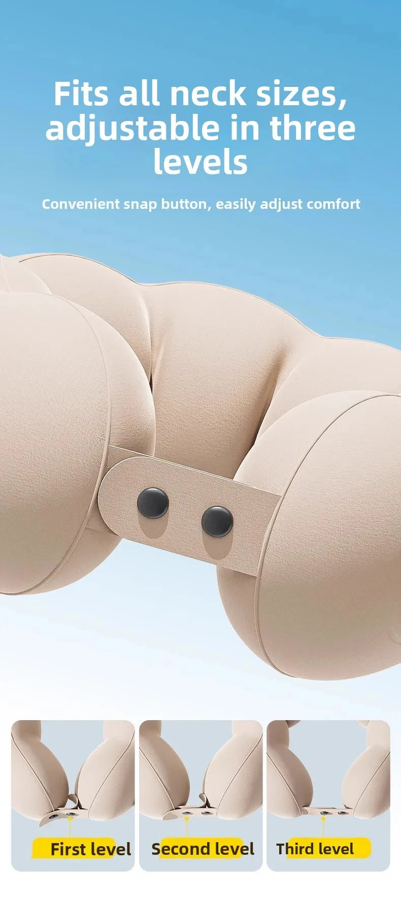 Travel Pillow Inflatable U-Shape Neck Pillow Portable Cervical Orthopedic Protection Airplane Neck Pillows Travel Essentials