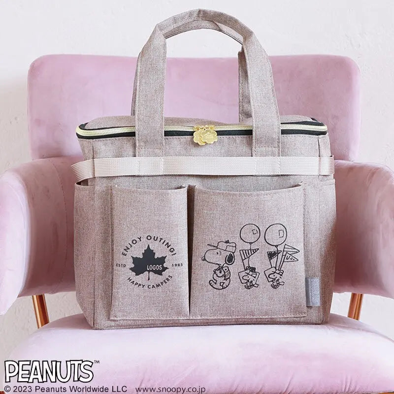 Snoopy Large Capacity Insulated Cooler Lunch Tote Bag Multi Pocket For Outdoor Picnic Camping Work School Food Storage
