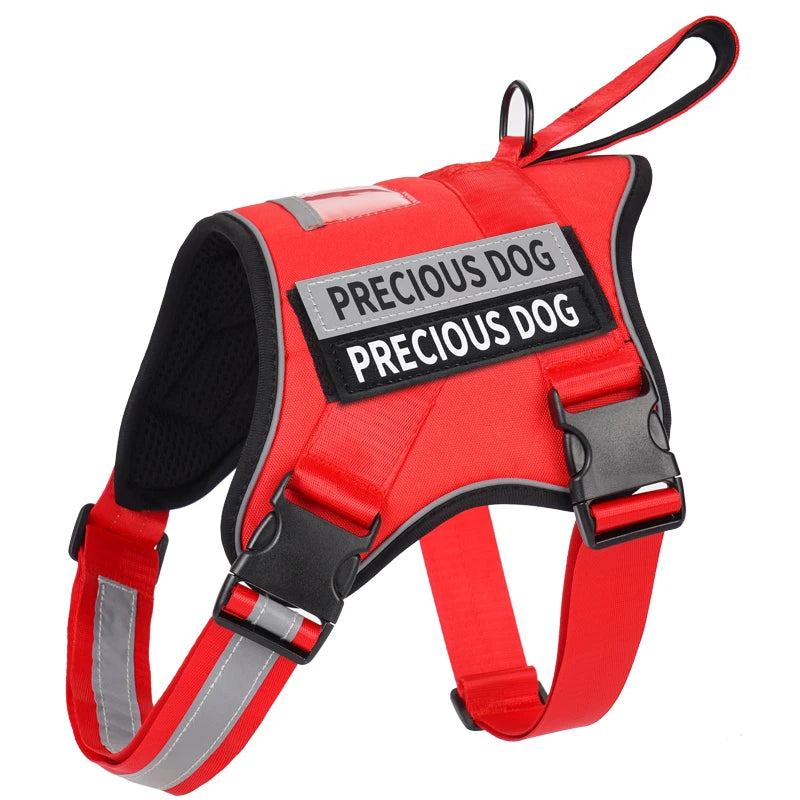 Dog Harness Reflective Breathable and Adjustable No-Pull Dog Vest Harness for Small Medium Large Dogs
