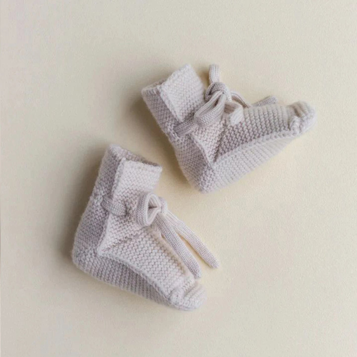 Cute Infant Baby Booties Autumn Winter Knit Merino Wool Warm Baby Socks