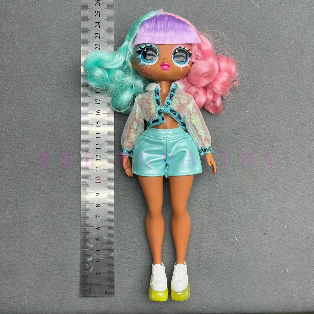 Original 24cm OMG multi-style big sister fashion dressup girl DIY holiday gift doll toy