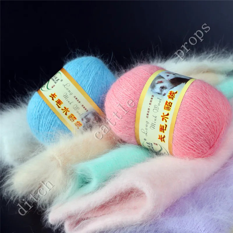 Newborn Photography props Pants Climbing Clothes BearTotal of Three Sets Handmade Knitted Mink