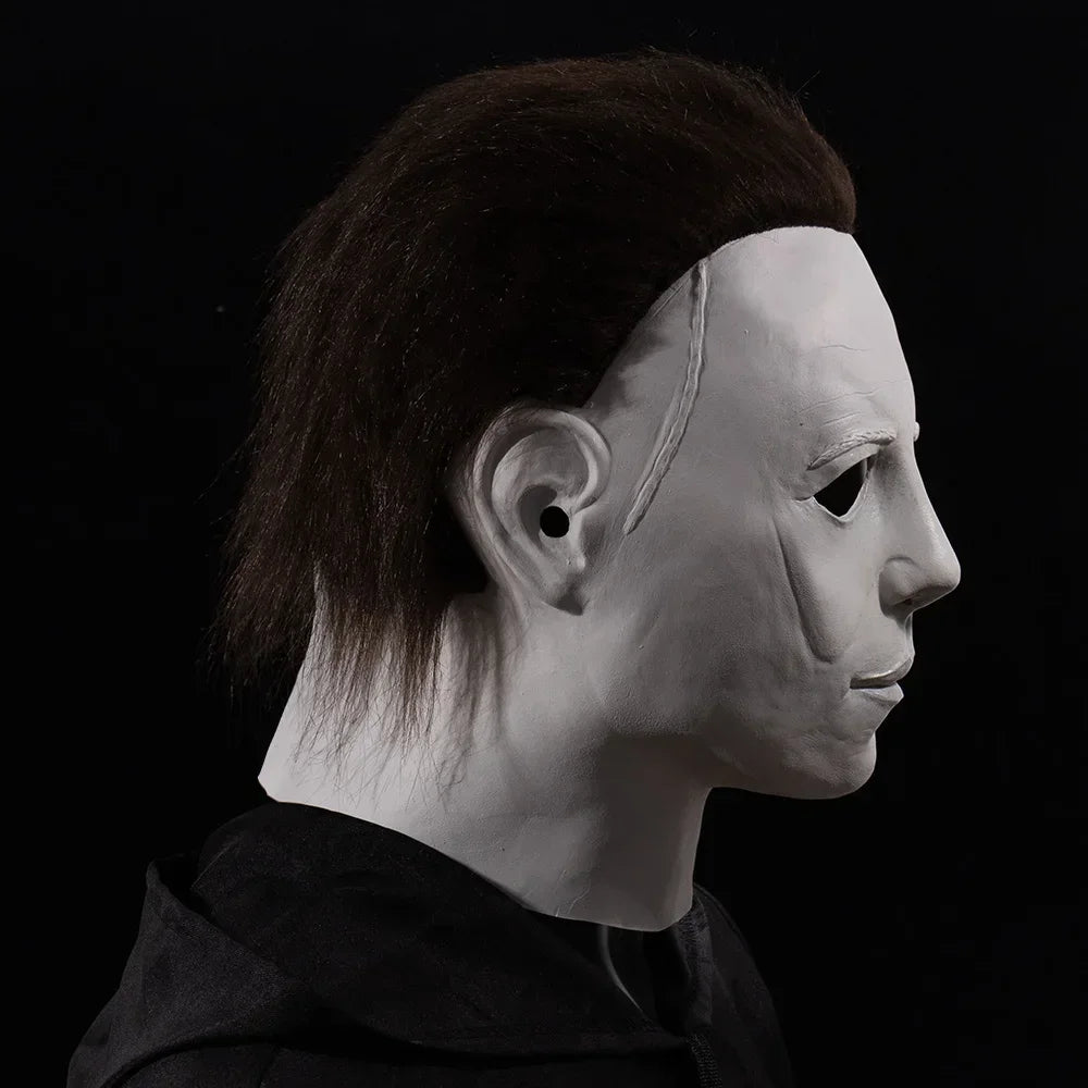 Halloween Mask Cosplay Horror Bloody Killer Demon Latex Helmet Carnival Masquerade Party Props Realistic Headgear