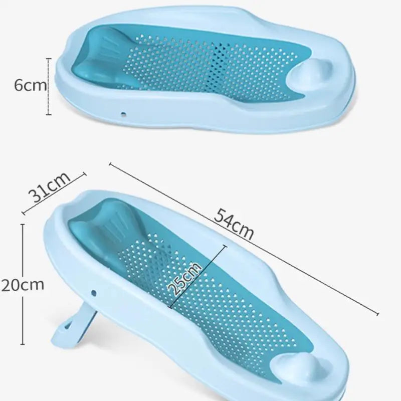 1Pcs Universal Newborn Net Pocket Anti Slip Artifact Baby Shower Net Bath Bed Anti Slip Pad Foldable Bathtub Holder
