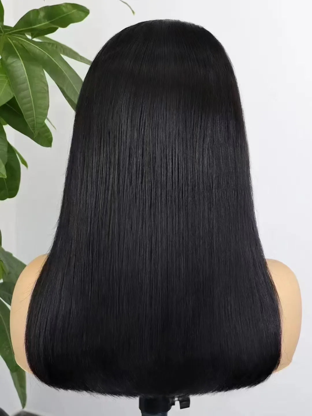 Straight Wigs 350% Density Thick Double Drawn 12A Human Hair 13x4 Lace Front Human Hair Wig for Black Women 10-16 Inches