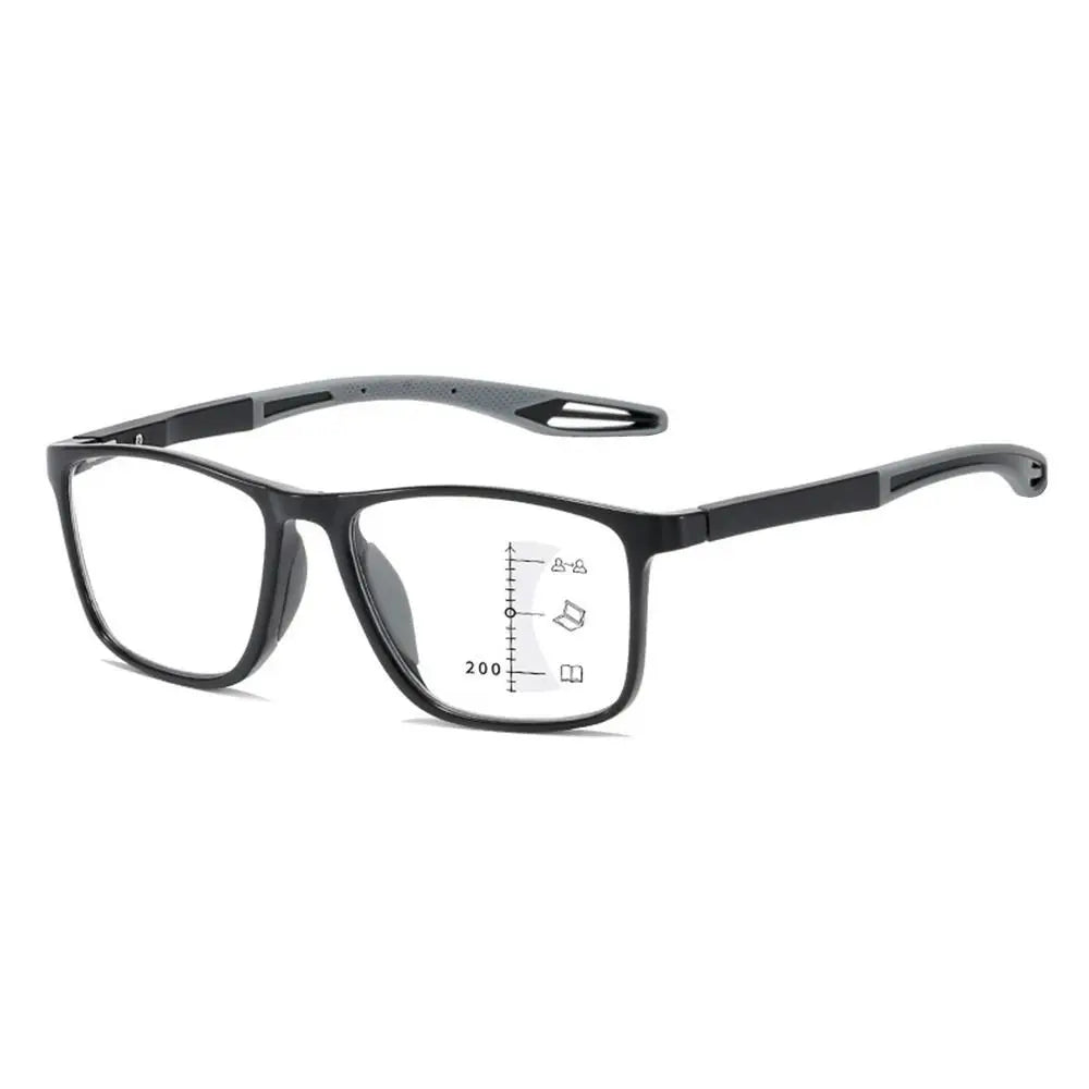 New TR90 Anti-blue Light Multifocal Reading Glasses Men Women Progressive Near Far Eyewear Ultralight Sports Farsight Eyeglasses