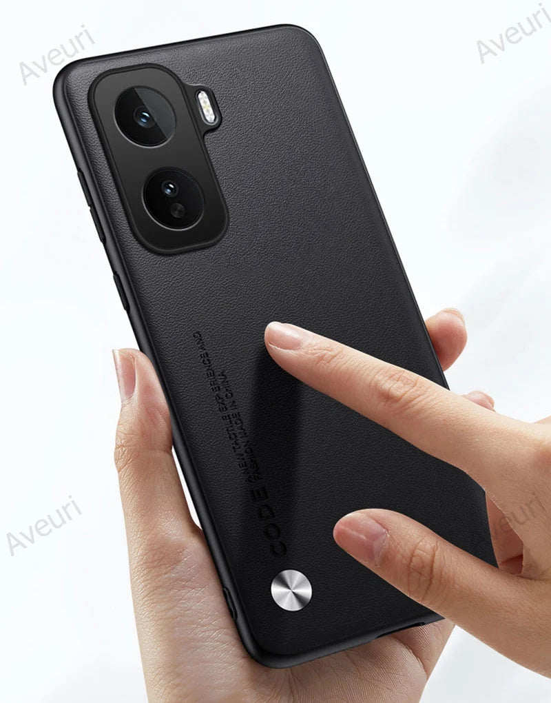 Luxury PU Leather Case For Vivo iQOO Neo 11 Back Cover Silicone Shockproof Full Protection Phone Case For Vivo iQOO Neo11 5G