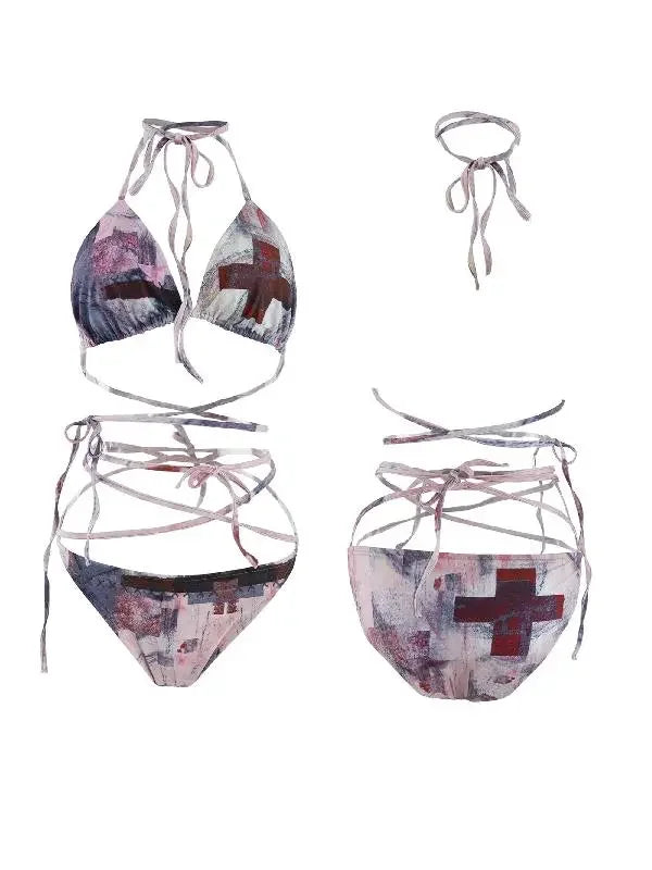 2026 Fashion Pool Party Bikini Set For Ladies Swimwear High Stretch Soft Fabric Beach Outfit Summer Vacation Trendy New Style