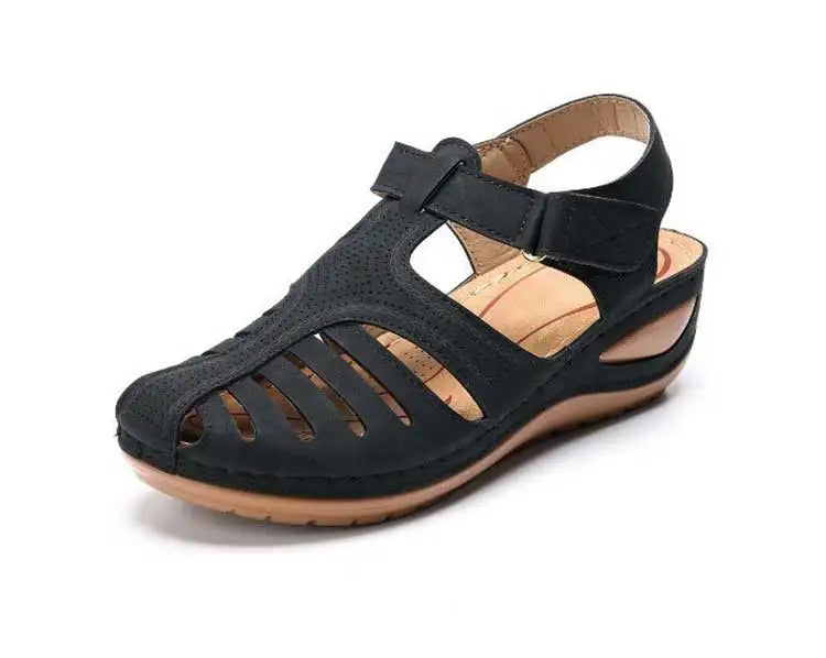 Women's Sandals Classics Summer Shoes For Women Summer Sandals Wedge Heels Sandalias De Mujer With Low Platform Footwear Female