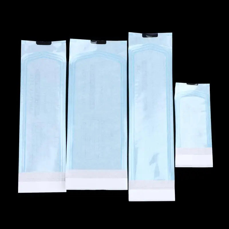 200PCS Self-Sealing Sterilizer Pouches Bags 4 Size Disposable Nail Art Disinfection Bag Tattoo Nail Dental Tool Storage Bag