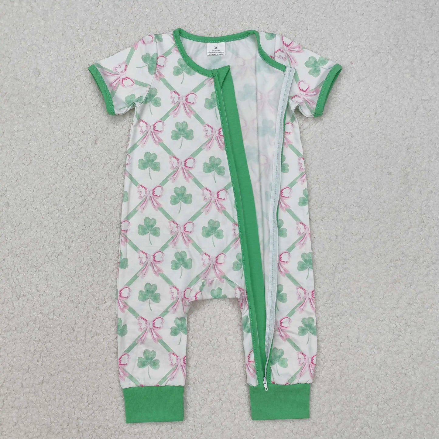 4.14y NEW stock baby girls summer romper wholesale boutique embroidery pattern floral flowers purple flying sleeves onesie