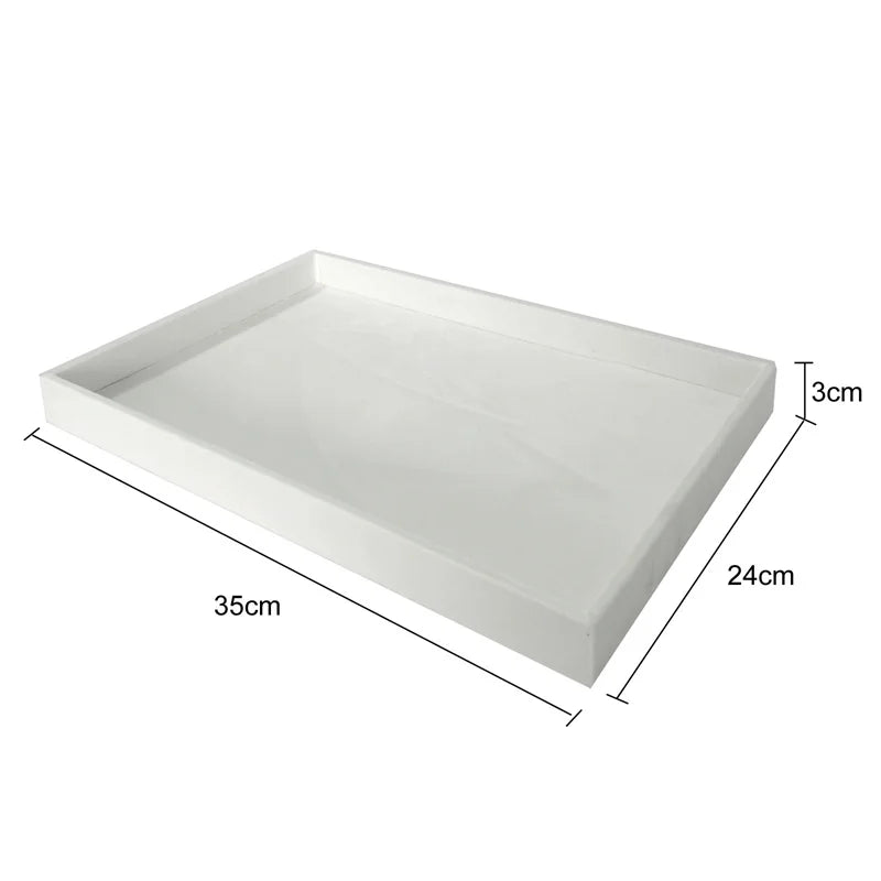 Large capacity jewelry display tray 35*24cm ring earring necklace storage holder Personal jewelry collection decoration tray
