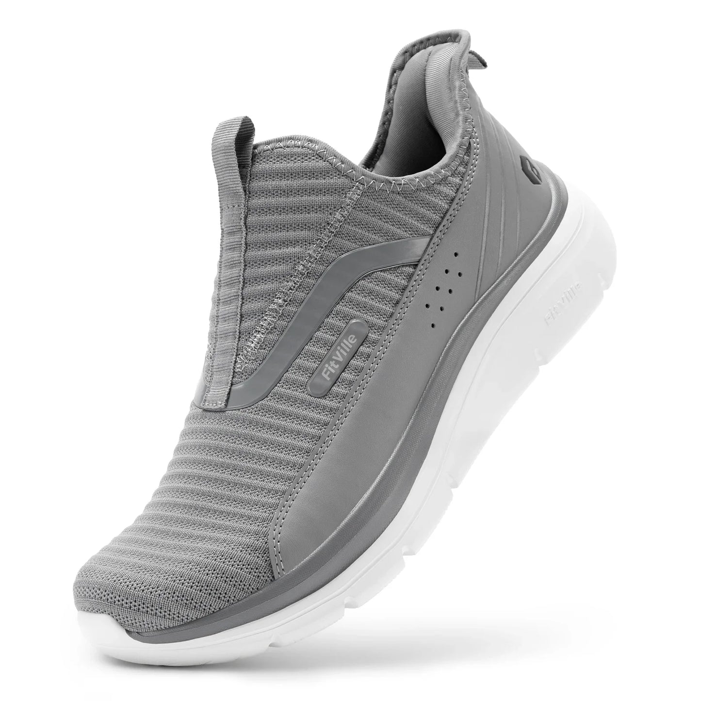 Fitville Wide Men'S Sport Shoes Fitness Walking Shoes Lightweight Breathable For Outdoor Casual Sports Running Shoes Sneaker