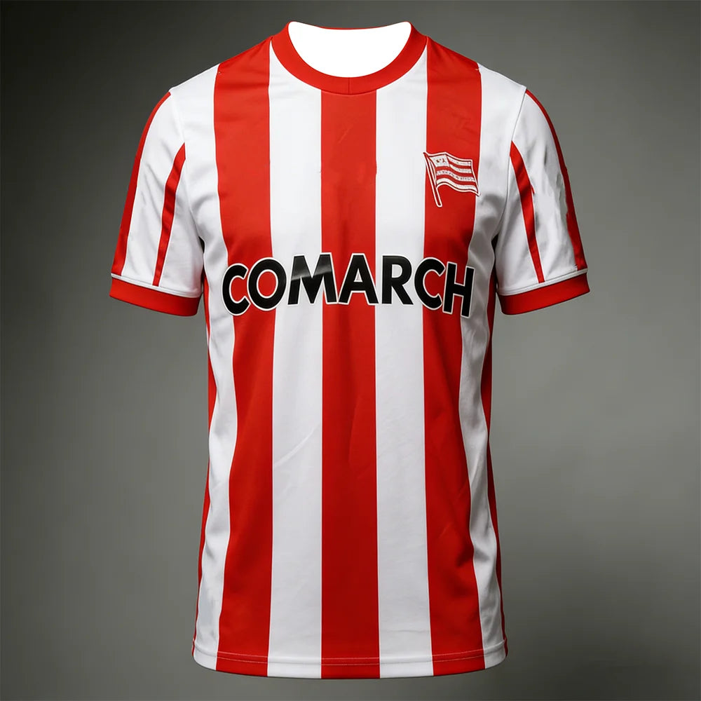 2026 Cracovia Team Uniform Polish League Fan Version Short Sleeved Breathable Quick Drying Sports T-Shirt New Arrival