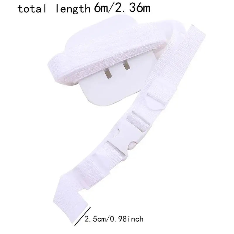 New Baby Fixing Fasteners Holder Crib Bridge Ropes Straps Twin Connecting Twins Fixation