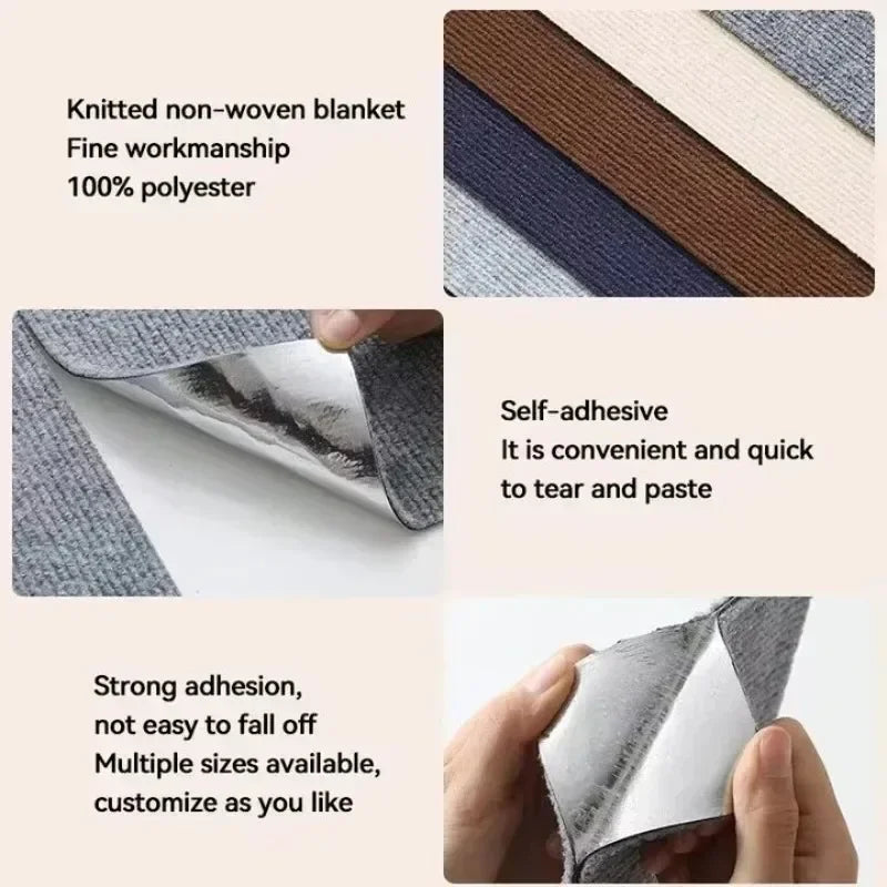 Trimmable Cat Scratching Mat Cat Scratcher Sofa Tape Scratching Post Self-adhesive Carpet Cats Scratch Board Cat Accessories