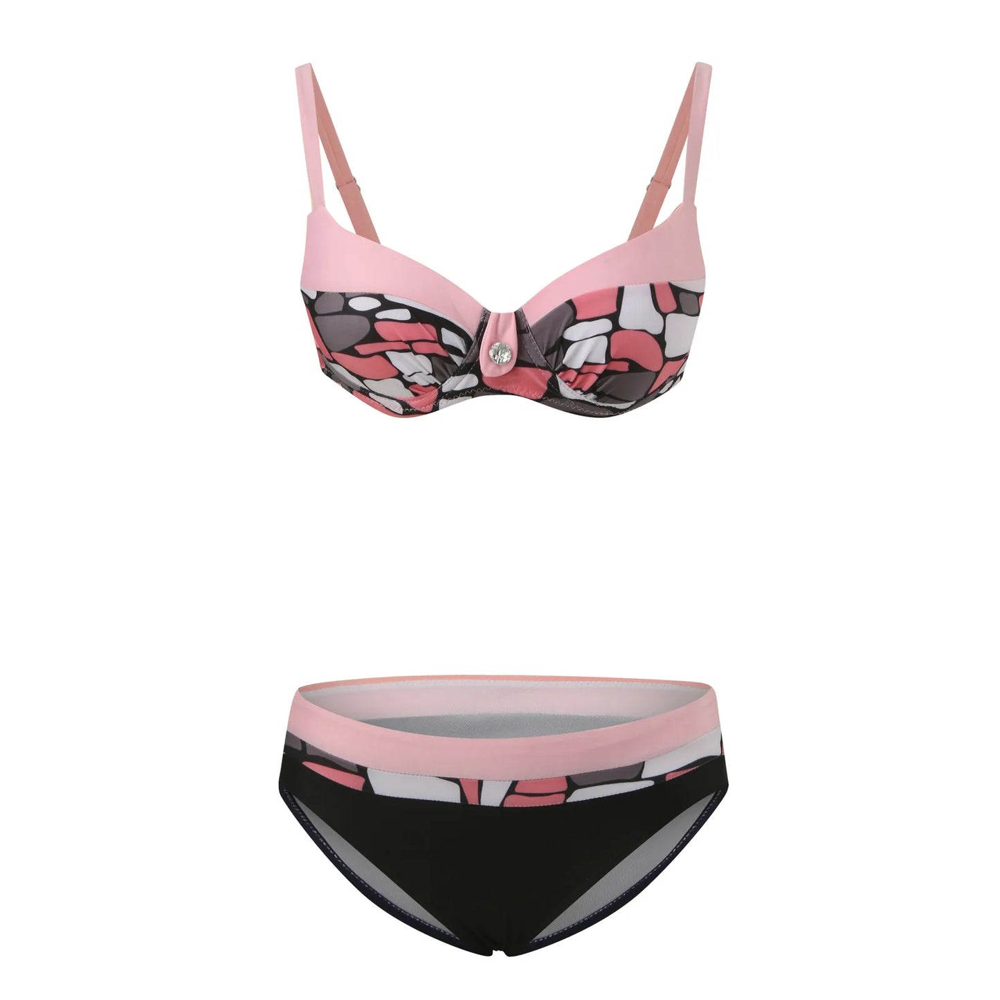 Two-Pieces Tankini Bikinis Women'S Swimwears Outfit Women High Waisted Bikini Sexy Push Bathing Suit Female Two Pieces Swimsuit