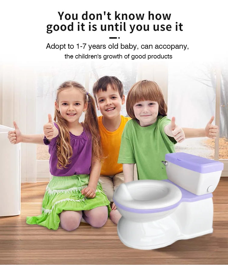 Baby Potty Training Toilet Seat，Baby Potty Toilet Seat Realistic Potty Training Seat With Sticker
