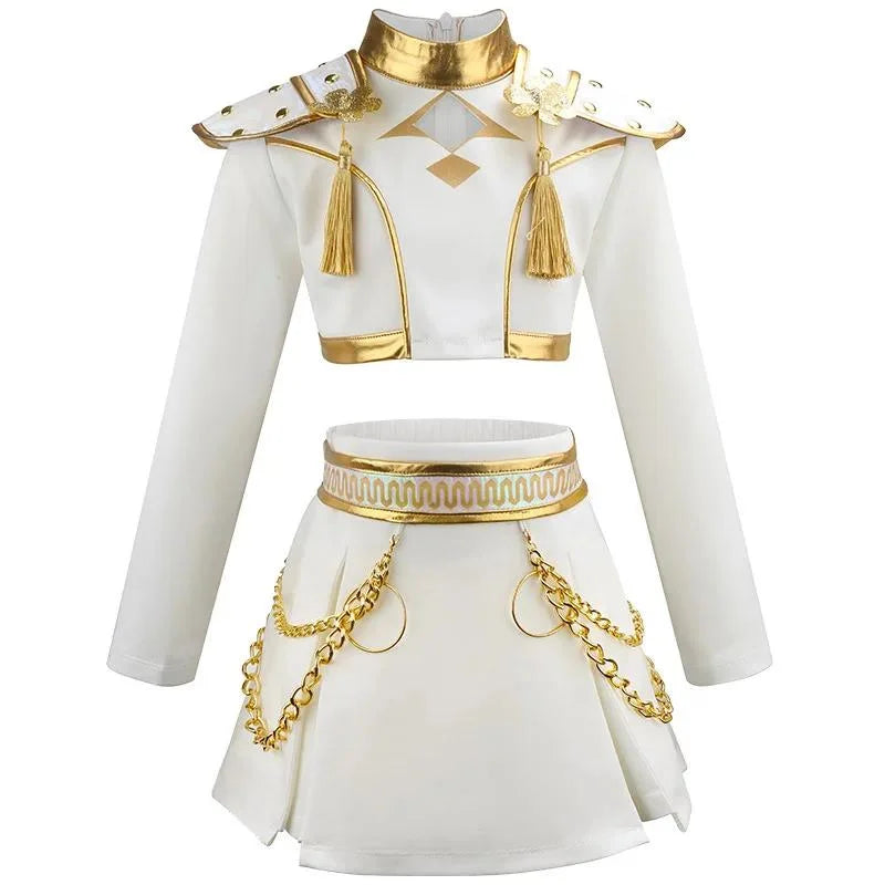 Halloween Girls Korean Fashion Cosplay Dance Costume Carnival Children's idol Roleplay theme Party Cool and stylish singing cost