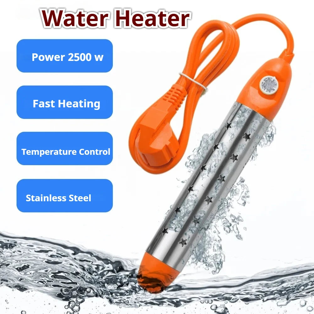 Pool Heater Water Heating Boiler Swimming Solar Bath Tub Immersion Portable Hot Fast Automatic Power Off Intelligent 1500W/2500W