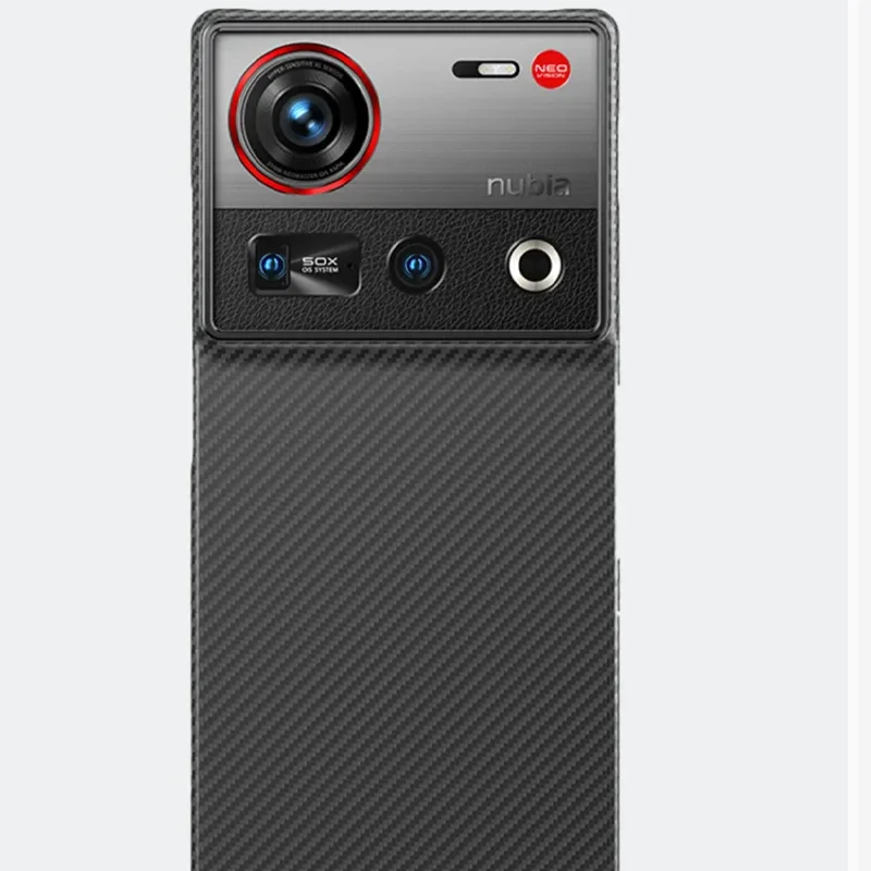 Original Kevlar Case For ZTE Nubia Z70 Z70S Ultra Carbon Fiber Back Cover Shell