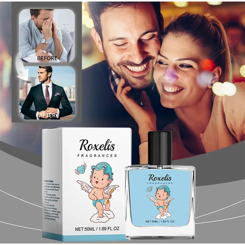 Cupid Perfume Original Cologne Perfume Natural Contain Pheromone Lasting Fragrance Floral Plant Fragrance Fresh Charm Perfume
