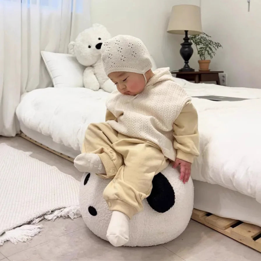 2025 Autumn New Baby Long Sleeve Romper Solid Infant Boy Girl Big Pocket Casual Jumpsuit Newborn Loose Cotton Clothes 0-24M