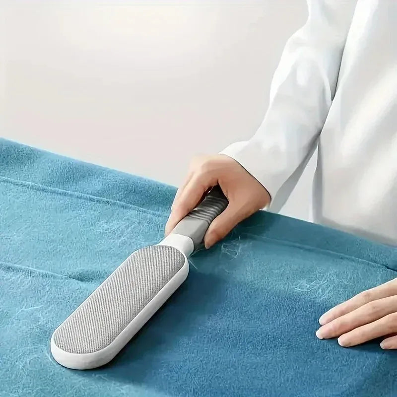 Double-Sided Pet Hair Remover Manual Electrostatic Sticky Lint Brush for Cat Dog Clothing Sofa Furniture Carpet Cleaning