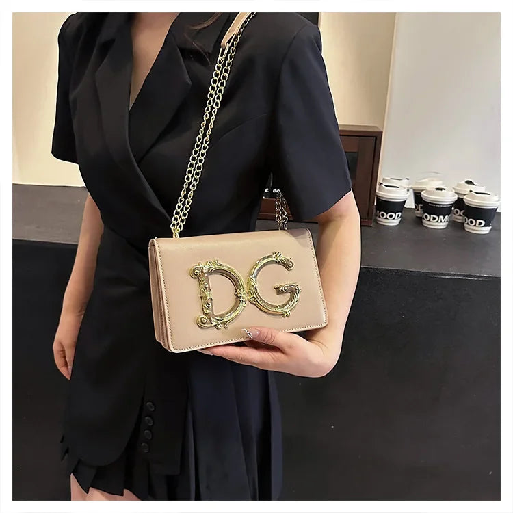 Leather Diaper Bag Vintage Textured Retro Square Satchels Shoulder Bag For Women Trendy Fashionable Large Capacity