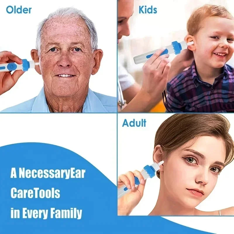 1pcs Portable Automatic Earwax Removal Kit Electric Earwax Vacuum 2026 Electric Kit Remover Ear Cleaning Earspoon