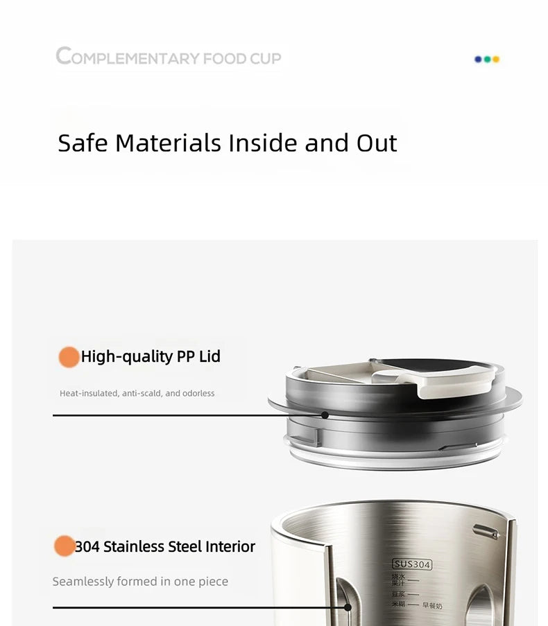 300ml Mini Soy Milk Maker Electric Juicer Blender Breakfast Machine Mixer Wall Breaking Machine Soybean Milk Maker Household