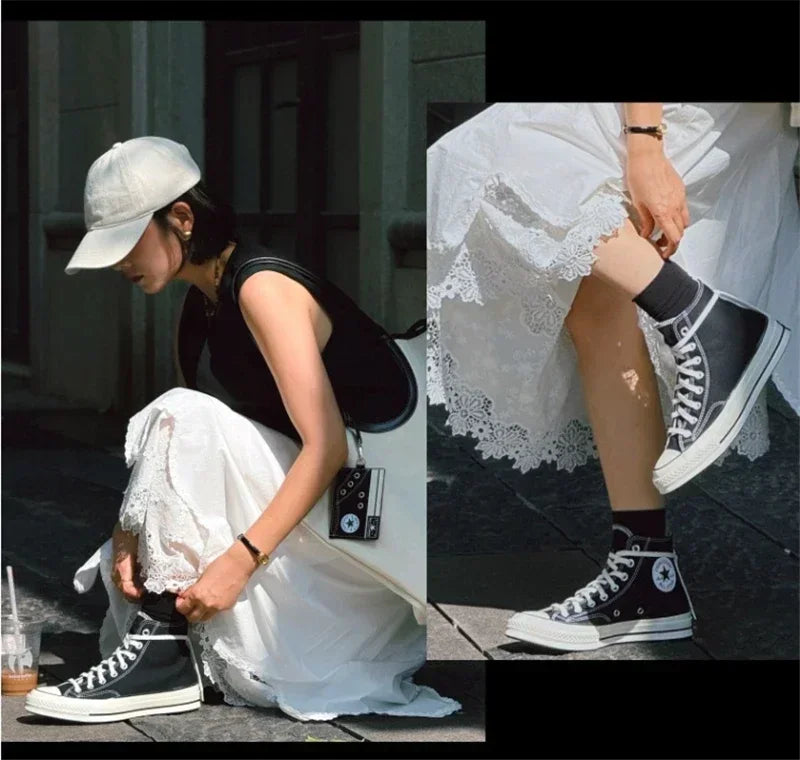 Converse 1970 High Canvas Casual Shoes For Men Women Black White Chuck Taylor All Star Comfortable Sports Skateboard Sneakers