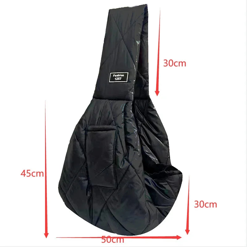 Portable Winter Waterproof Cat Carrier Bag Comfortable Shoulder Bag Outdoor Carrying Warm Cat Backpacks Dog Carrying Supplies