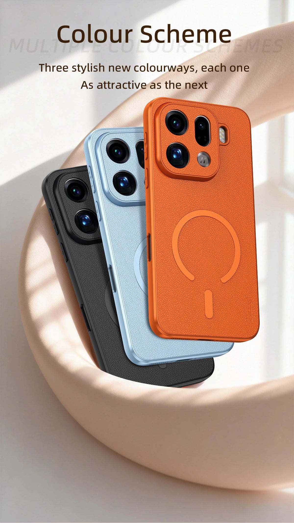 For POCO F8 Ultra Goat Leather TPU Frame Shockproof Case For Redmi K90 Pro Max Built-in Magnetic Strip Lens Protection Shell