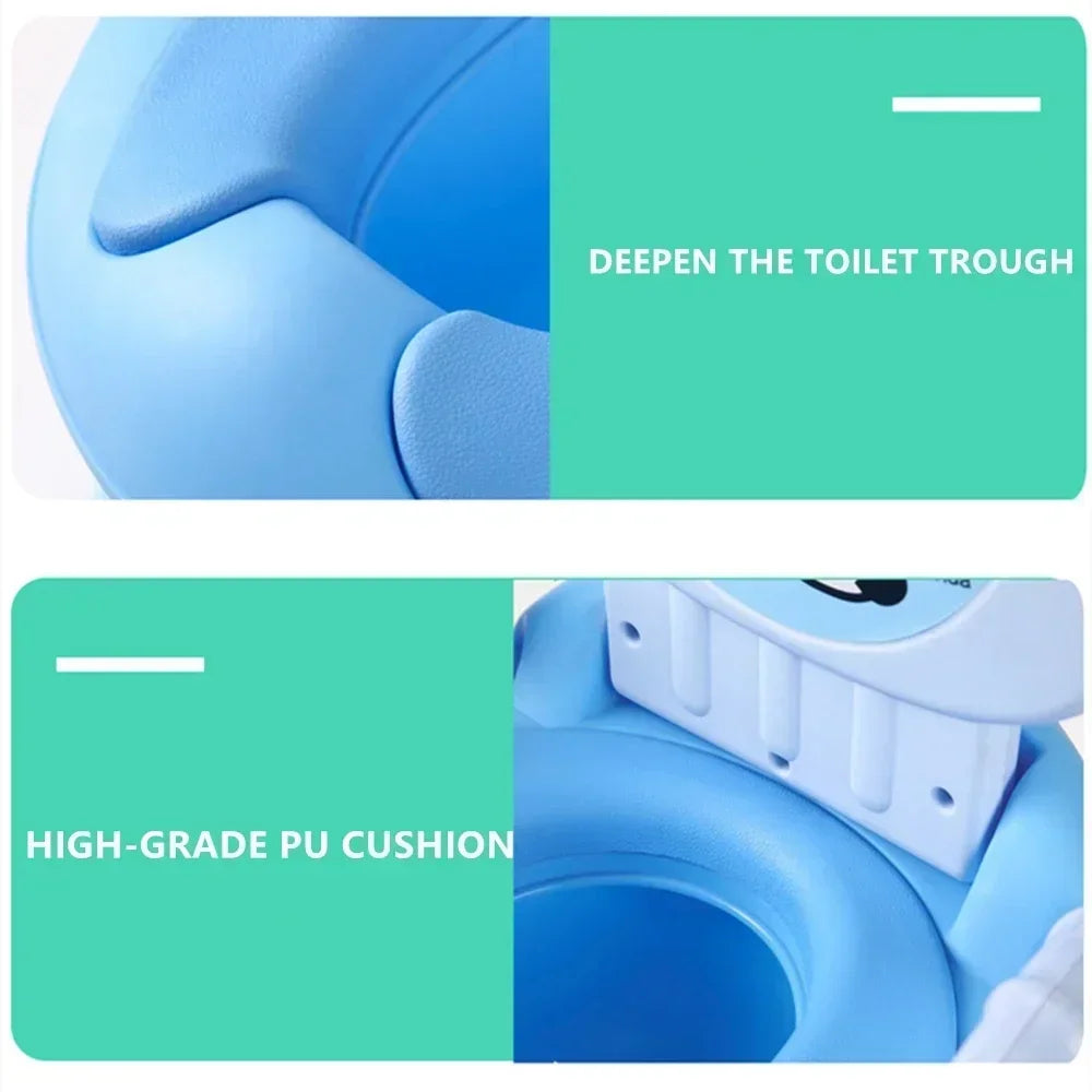 Panda Baby Potty Boys and Girls Potty Training Seat Children's Pot  Urinal Infant Cute Toilet Seat WC -Free Cleaning Brush